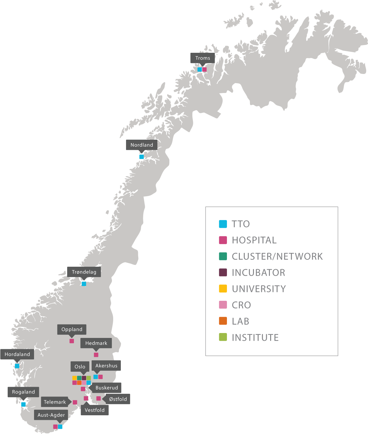 Inven2 Økosystem norgeskart
